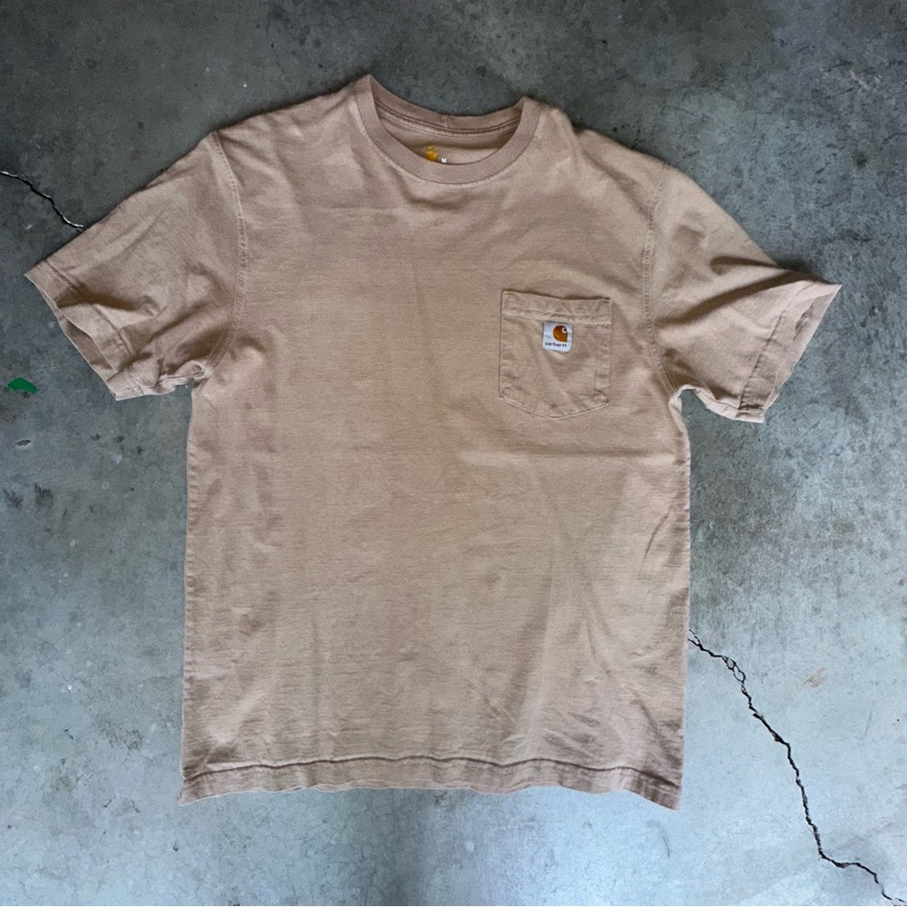 Carhartt Beige Short Sleeve Tee
